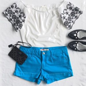 L.e.i Electric Blue Shorts